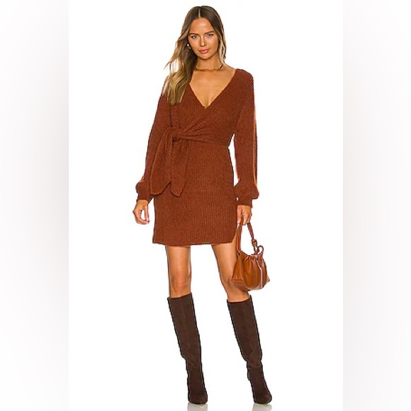 House of Harlow 1960 Dresses & Skirts - REVOLVE Mickey Dress in Rusted Brown size Medium